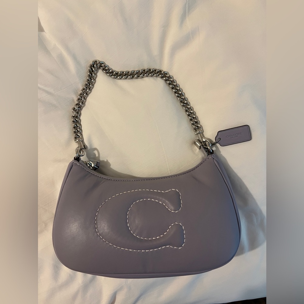 Coach quilted Terri Lilac Handbag